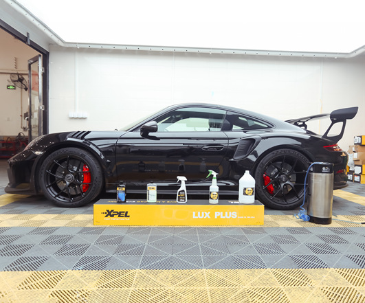 保时捷黑色911 GT3RS贴XPEL隐形车衣