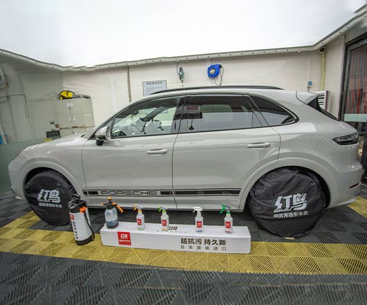 红鸟超抗污透明车衣-2020款保时捷水泥灰Cayenne S